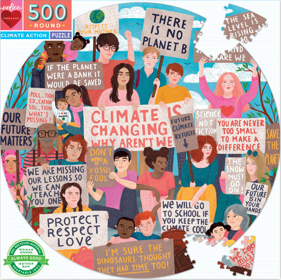 Puzzle 500pcs “Climate Action”