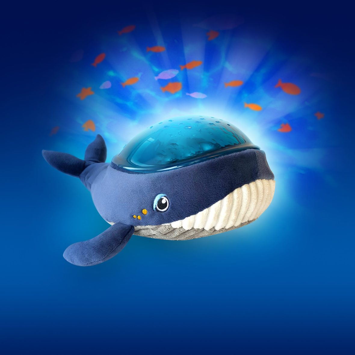 Μουσικός Προβολέας  “Υφασμάτινη Φάλαινα” με εικόνες θαλάσσης